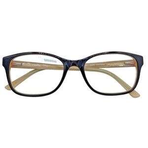 Bebe BB5075 Eyeglass Frames 52-17-135 Brown Peach Crystal Topaz Join the Club